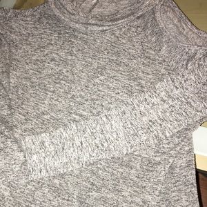 Cold Shoulder Turtleneck Sweater